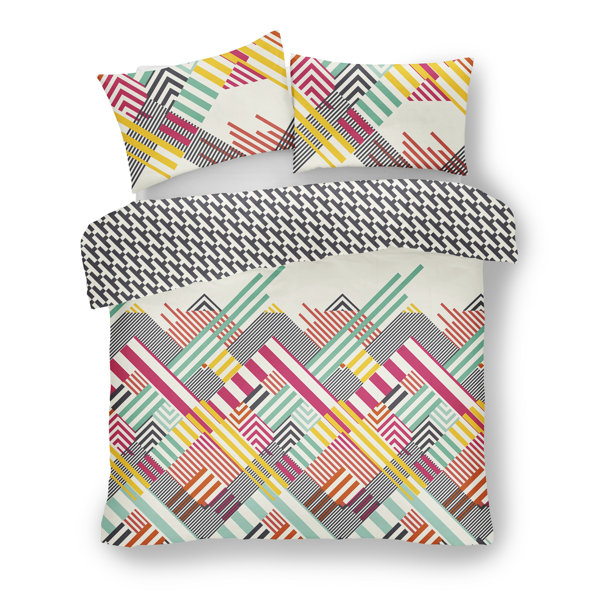 17 Stories Honorata Cotton Blend, Polyester Duvet Cover Set Set